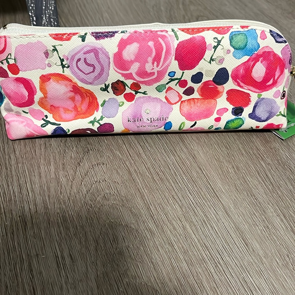 Kate spade pencil case with ruler eraser and sharpener